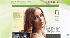 Desktop Screenshot of inlandcosmetic.com